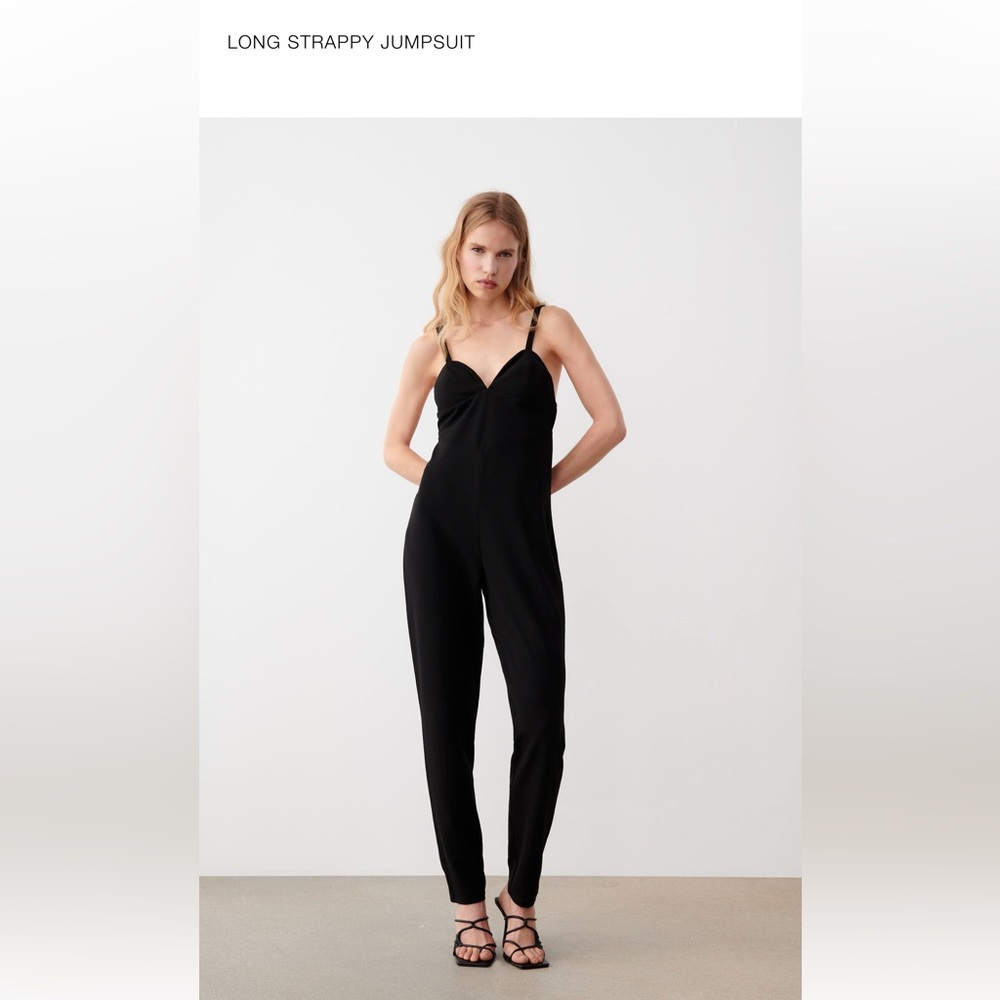 Black Zara jumpsuit. Never worn